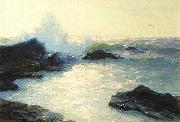 Lionel Walden Crashing Sea France oil painting artist